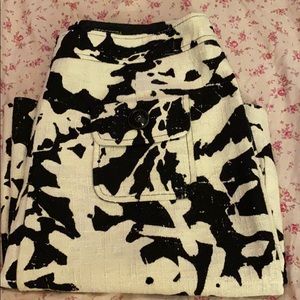 Etcetera Women’s 12 Black & Cream Skirt